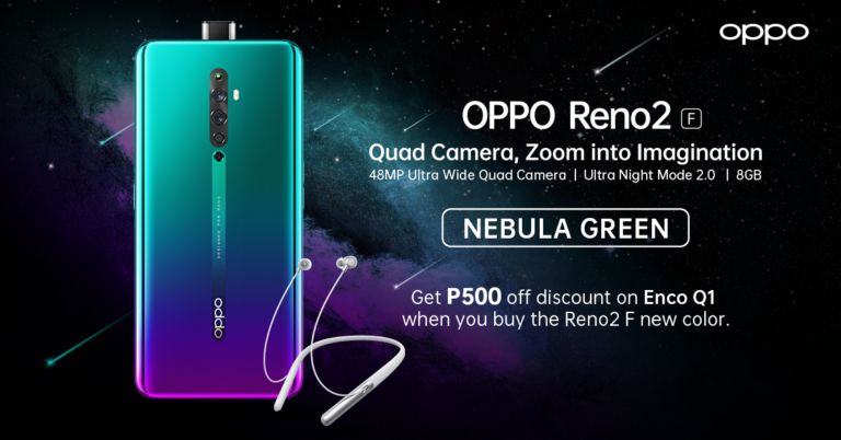 OPPO introduces Reno2 F new colorway and an irresistible Pay Day promo