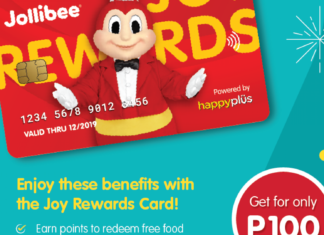 Have a joyful and rewarding experience with Jollibee’s new Joy Rewards card!