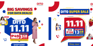 DITO is giving away merchandise to lucky 11.11 shoppers