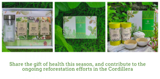 Share the gift of health this season, and contribute to the ongoing reforestation efforts in the Cordillera