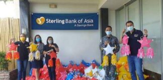 Sterling Bank of Asia has selected San Juan City’s BJMP as one of this year’s beneficiaries of their annual Corporate Social Responsibility