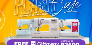 Get great deals on sewing machines and extra gift vouchers in Brother’s New Year Flash Sale