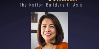 Ms. Gigi Pio De Roda as one of the Top Leaders and a Rising Tiger:Nation Builder