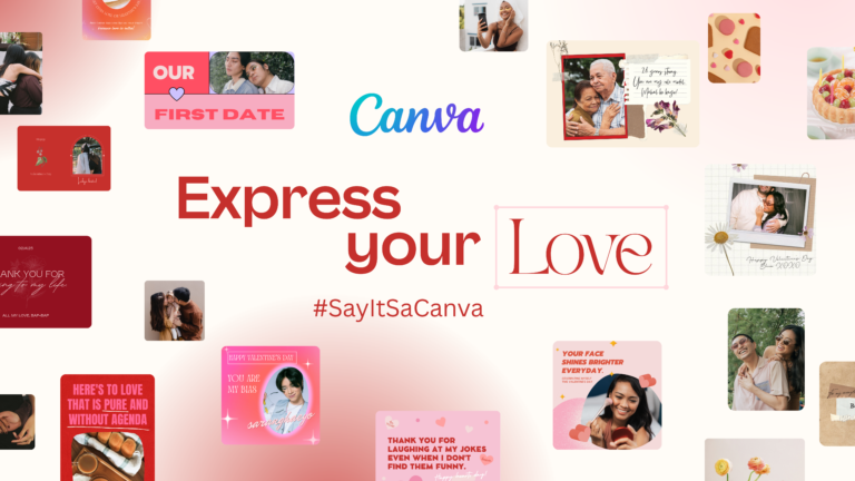 Canva Philippines is releasing new Valentine’s Day themed templates and elements to help you express your love in different formats