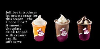 Jollibee introduces its newest craze for this season—the Choco Float!