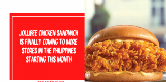Jollibee Chicken Sandwich is finally coming to more stores in the Philippines starting this month!
