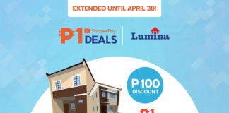 Lumina Homes’ ShopeePay Piso Deals!
