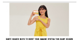 Santé shares ways to boost your immune system this rainy season