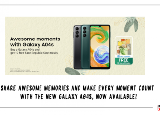 Share Awesome memories and make every moment count with the new Galaxy A04s, now available!