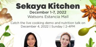 Sekaya brings the Sekaya Kitchen to Watsons Estancia Mall to help everyone make every meal count with the power of plants