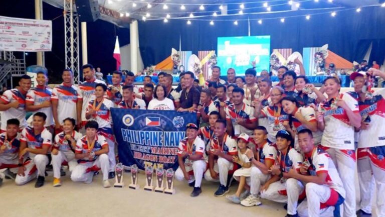 PH Navy Paddlers Bag 1st International Dragon Boat Race Crown In Siargao