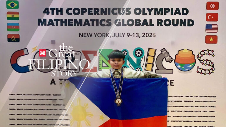 PH Grade Schooler Tops Global Math Competition