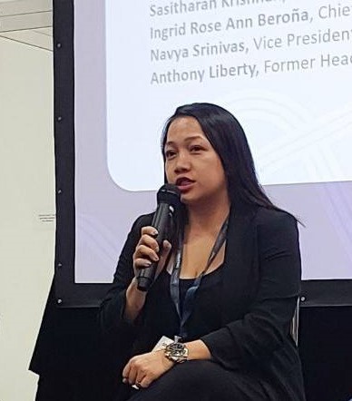 GCash chief risk officer Ingrid Beroña at the Seamless Asia Summit in Singapore