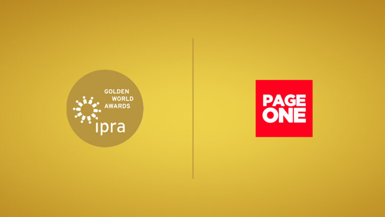 PAGEONE Is PH’s Sole Winner At The 2023 IPRA Golden World Awards