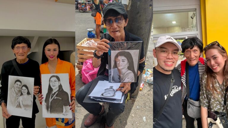 Netizens Boost Senior Citizen Charcoal Drawing By Finding Customers On Social Media