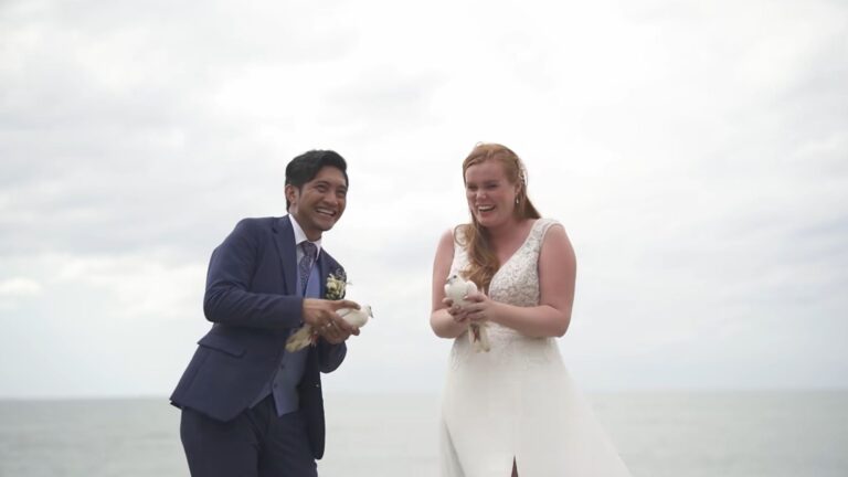 “Kiss The Dove:” Photographer Became Viral After Directing Foreign Bride In Leyte