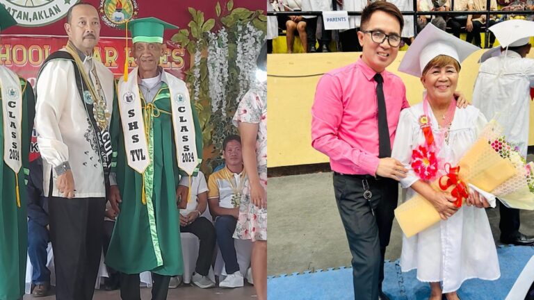 Two Seniors Celebrate High School Graduation In Their Late 60s And 70s