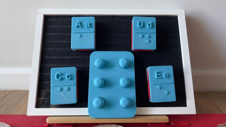 Braille Learning Kits Assist Visually Impaired Children